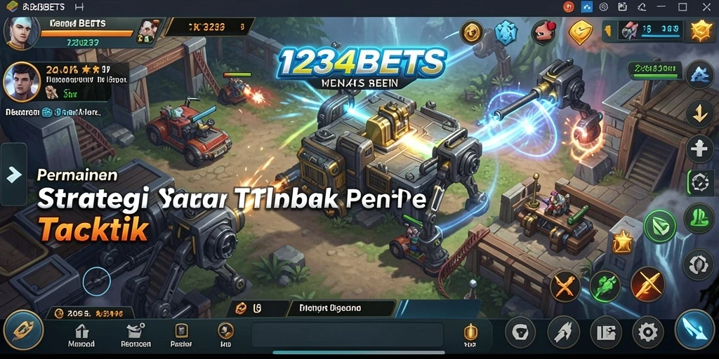 Tampilan gameplay taktis yang mendalam dalam 1234BETS.