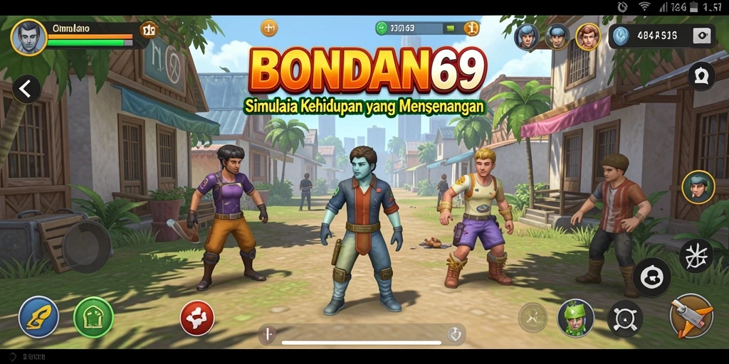 Tampilan gameplay BONDAN69 dengan aktivitas simulasi yang menarik.