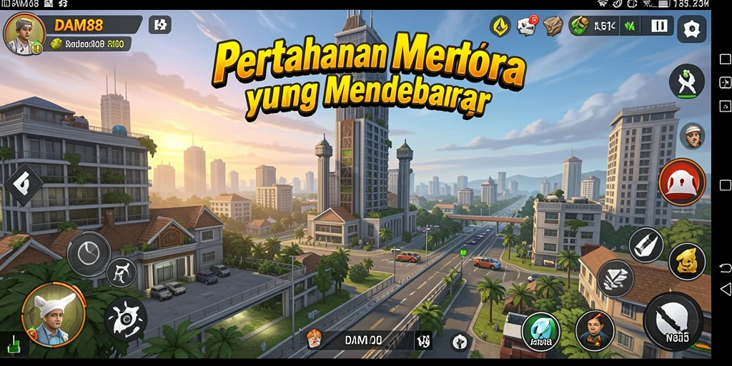 Gameplay epik <strong>DAM88</strong> dalam aksi Tower Defense.