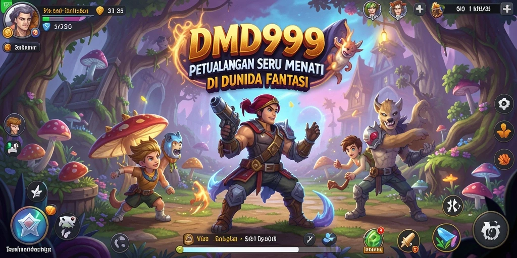 Tampilan grafis yang menakjubkan dalam gameplay DMD999.