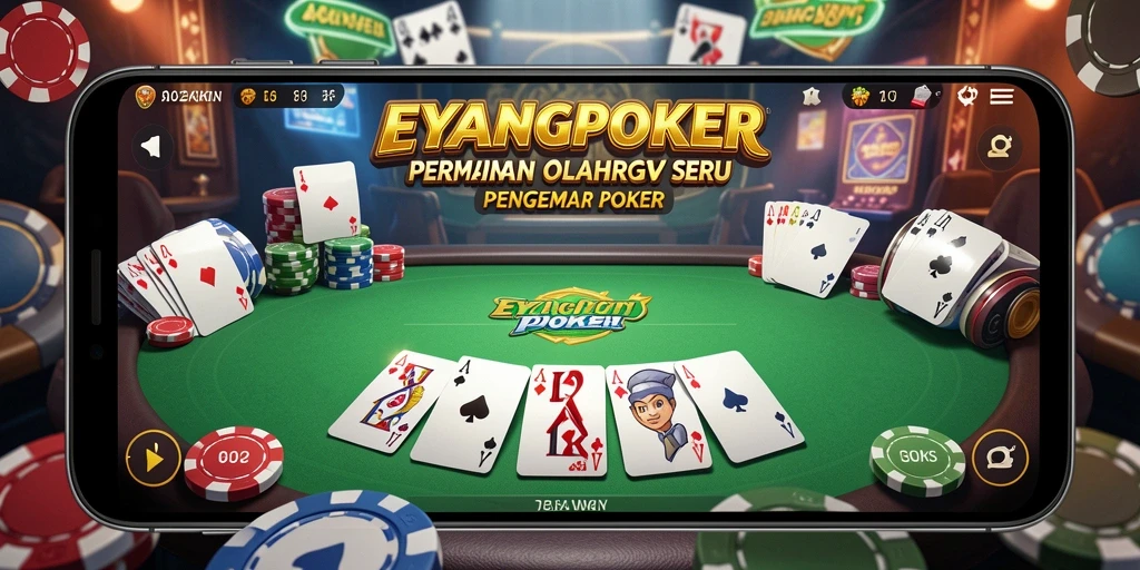 Tampilan gameplay poker yang seru dan kompetitif di EYANGPOKER.
