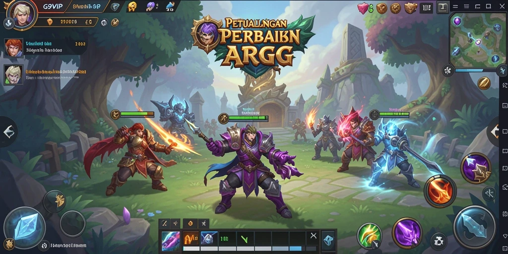 Tampilan gameplay G9VIP yang mengesankan dan penuh aksi.