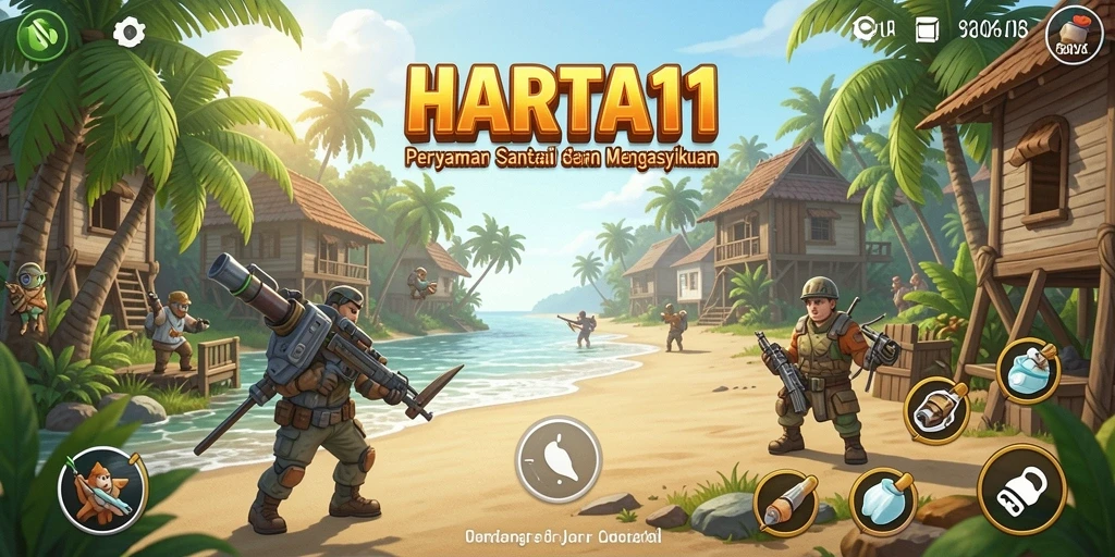 Tampilan menarik gameplay HARTA11 dengan berbagai tantangan seru.