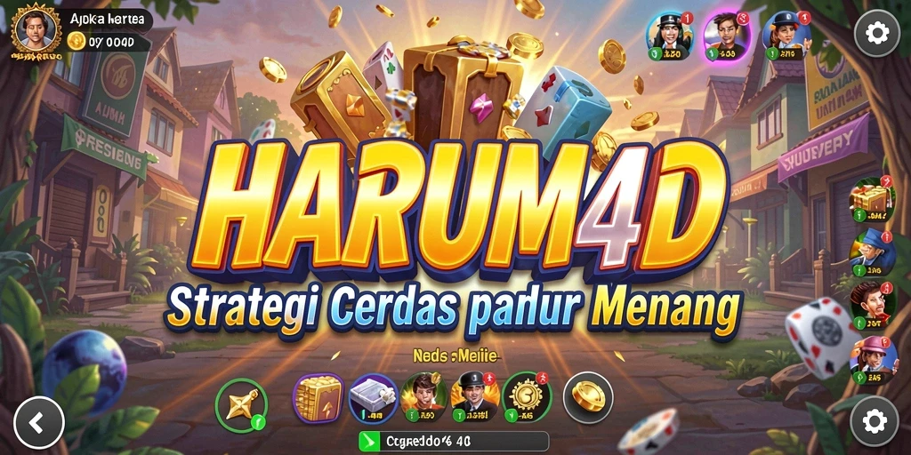 Tampilan gameplay seru dan strategi mendebarkan di HARUM4D.