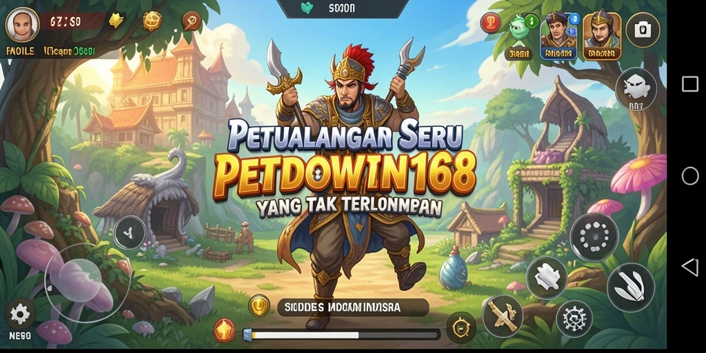 Screenshot gameplay <strong>INDOWIN168</strong> menampilkan aksi petualangan yang seru.