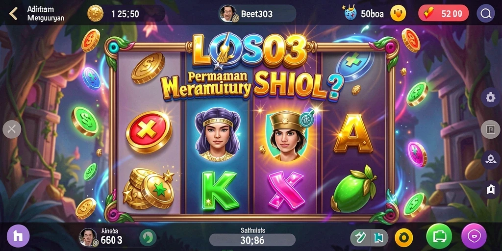 Tampilan gameplay Slot yang menarik dan memukau di LOS303.