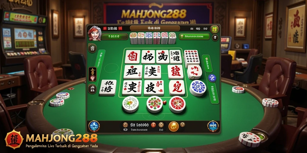 Screenshot MAHJONG288 menampilkan gameplay langsung yang mendebarkan dari permainan Live Casino.