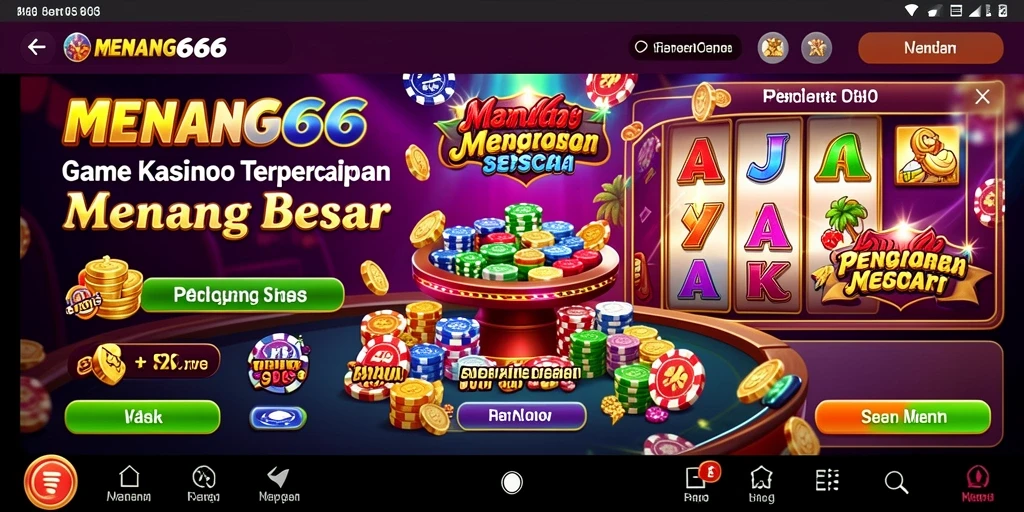Screenshot MENANG666 menampilkan gameplay kasino yang seru dan interaktif.