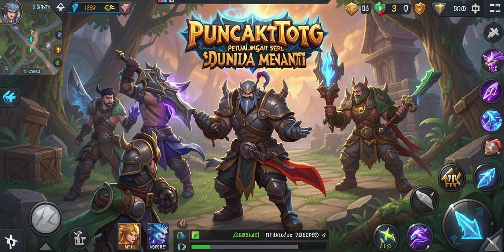 Tampilan gameplay seru di PUNCAKTOTO dengan aksi pertempuran yang mengasyikkan.