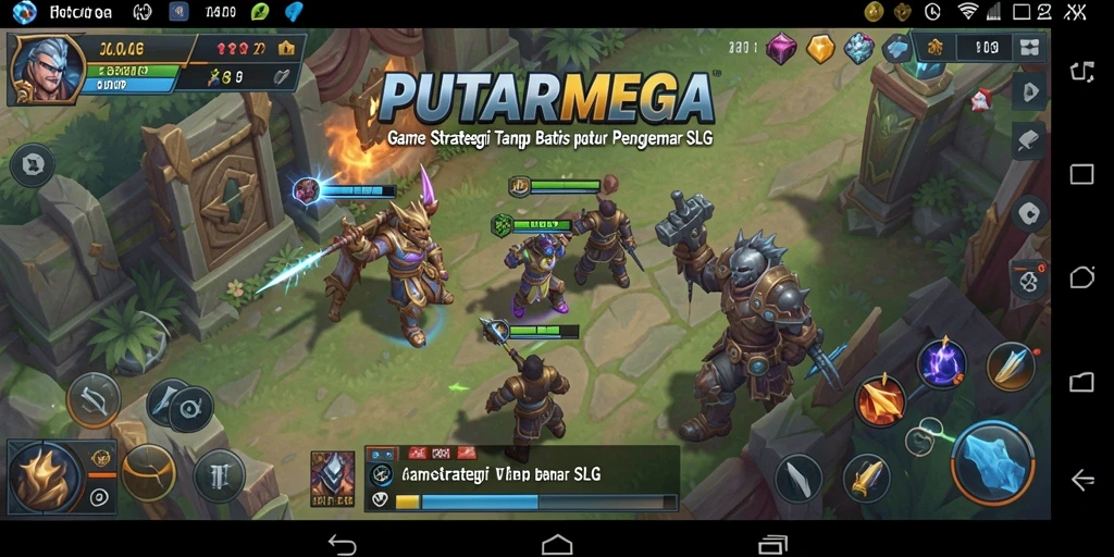 Tampilan gameplay menarik dari PUTARMEGA yang menampilkan strategi dan interaksi.