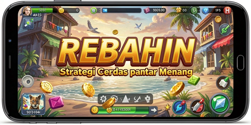Screenshot gameplay menunjukkan pertempuran strategis yang intens.