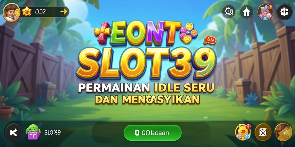 Tangkapan layar gameplay <strong>SLOT39</strong> menampilkan keseruan permainan Idle yang sederhana.