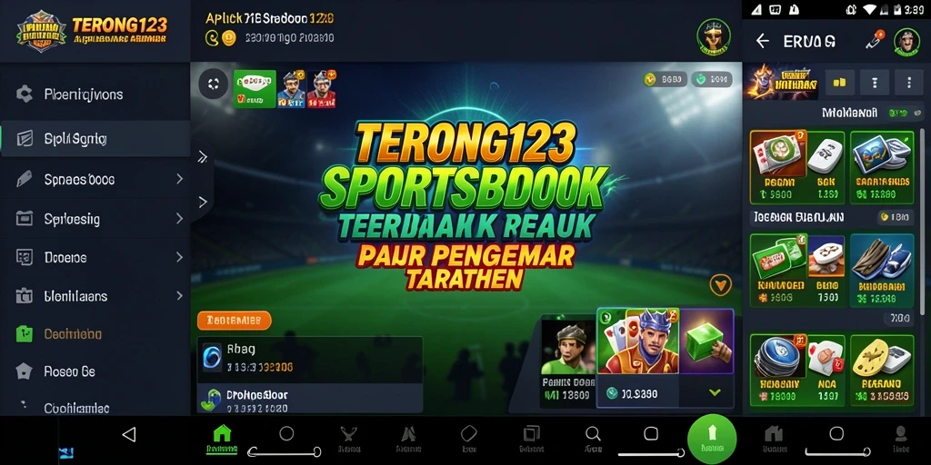 Tampilan gameplay Sportsbook yang menarik dan interaktif.