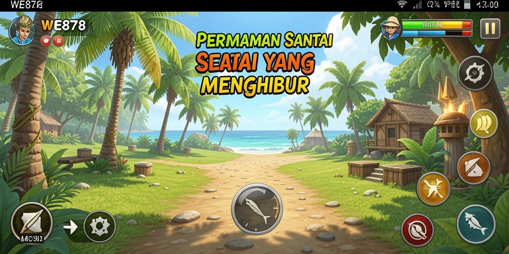 Tampilan gameplay WE878 yang menarik dan penuh warna.