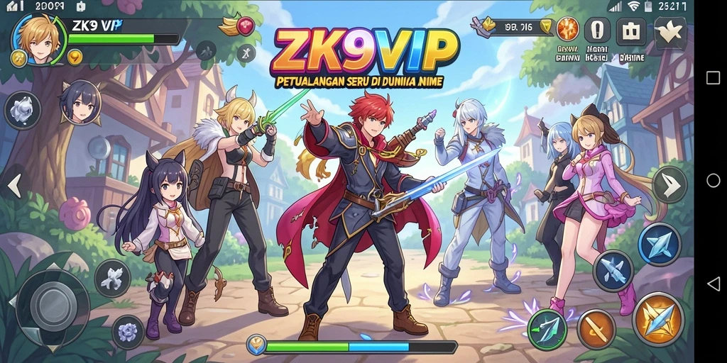 Tampilan menarik dari gameplay ZK9VIP yang penuh aksi dan warna-warni.